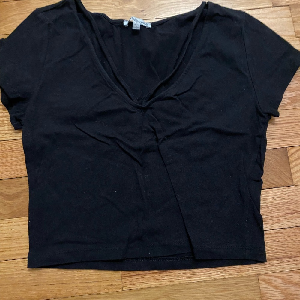 Black Crop Top